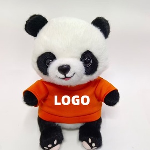 UYEAH personalizado PP algodón ponderado Panda oso de peluche lindo Animal de peluche venta directa de fábrica OEM ODM juguetes de animales de peluche personalizados - Product Image 1