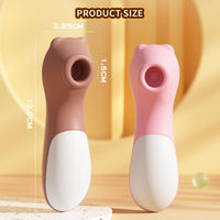 Bestseller Wasserdichter Silikon-Vibrator Saugender Mini-Vibrator Starker Stimulator Klitoris-Vibrator Sauger Nippel-Spielzeug