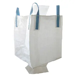 1 tonnellata Jumbo FIBC Big Bulk Bag Top Cross Packing Fibc Bag costruzione e contenitori per sacchetti di imballaggio chimico