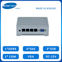 Nouveauté Celeron J4125 2.0GHz processeur Pfsense Gigabit Ethernet Ethernet WIFI/4G module routeur Mini ordinateur