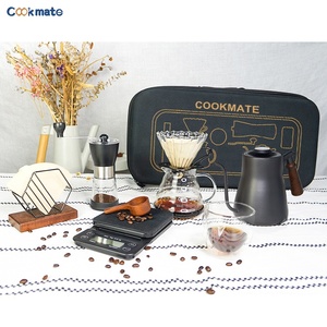 G23oman — ensemble de café manuel Pour préparer le café, en acier inoxydable, <span class=keywords><strong>filtre</strong></span>, brassage à la goutte, isolé, Portable - Product Image 3