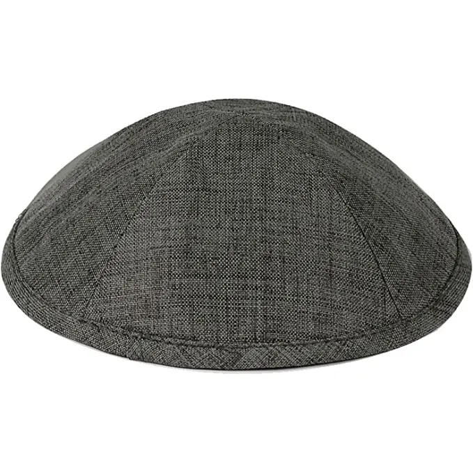 Jewish kippah hat yarmulke Linen Kippah kippot