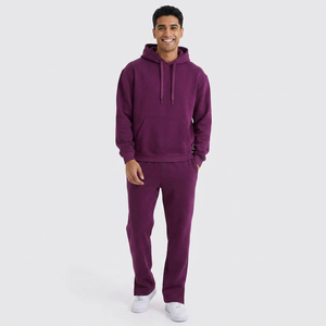 Conjunto Deportivo de 2 Piezas Unisex Finer Threads con Lavado Ácido, 100% Algodón, con Capucha, Cierre con Cordón, Forro Polar Lateral - Product Image 1