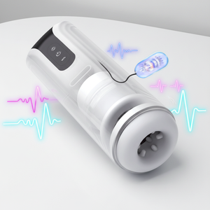 Gobelet chauffant télescopique pour homme de haute qualité, 10 modes de vibration, 7 modes de rotation, fonctionnalités télescopiques - Product Image 1