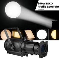 Projecteur LED RVBW 4-en-1 300W avec Zoom et Mise au Point, Imagerie HD, Lumière de Remplissage pour Studio Photo, Enregistrement Vidéo et Salle de Danse
