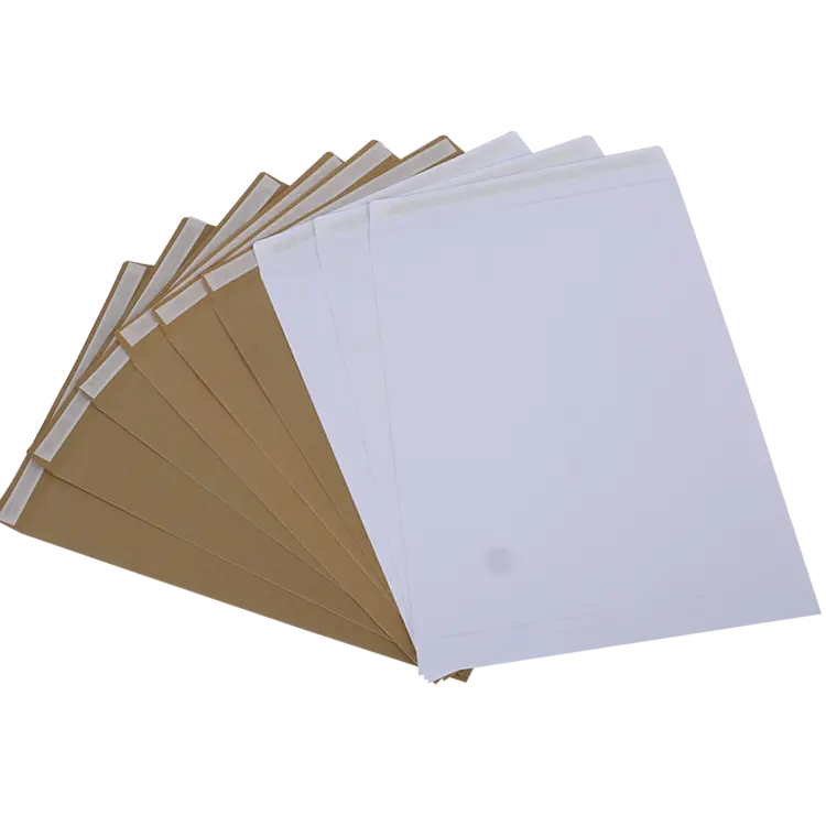 क्लासिक काले और सफेद क्राफ्ट पेपर खाली मिनी कागज लिफाफा उपहार लिफाफा