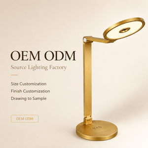 Modern <b>LED</b> Desk Lamp Brushed Metal <b>Table</b> <b>Light</b> Touch Control Dimmable Reading Lamp for Bedroom Office Hotel OEM ODM - Product Image 6