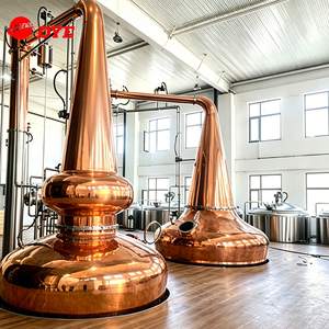 Solutions clés en main pour le whisky <span class=keywords><strong>single</strong></span> <span class=keywords><strong>malt</strong></span>, distillation tout-en-un, avec 2 alambics de 5000 L, certifiés CE et Ucka, PLC Auto - Product Image 1