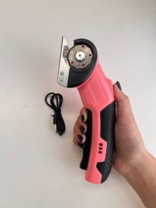 Ciseaux électriques multifonctionnels à main, auto-adhésifs, pour la découpe de divers films, lame pour couper les films de protection des meubles - Product Image 1