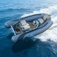 Yacht de pêche gonflable Hedia 3M Rib 330 300 avec coque rigide en aluminium, bateaux gonflables de 3,3 m à vendre