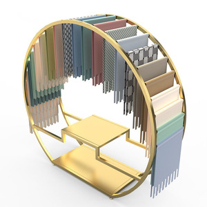 Écharpe en métal personnalisé présentoir moderne de luxe châle écharpe support de l'écharpe pour les grands magasins - Product Image 1