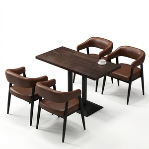 Ensemble <span class=keywords><strong>de</strong></span> <span class=keywords><strong>table</strong></span> basse et <span class=keywords><strong>de</strong></span> <span class=keywords><strong>table</strong></span> à manger en bois <span class=keywords><strong>de</strong></span> style moderne, fabrication directe d'usine, robuste et durable, ensemble <span class=keywords><strong>de</strong></span> 4 pièces pour salon, meubles <span class=keywords><strong>de</strong></span> maison, villas - Product Image 6