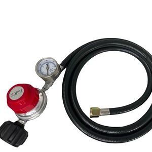 QCC1โพรเพนแก๊สควบคุม0 30 PSI ปรับความดันลดพร้อมท่อสำหรับย่างและเครื่องทำความร้อน - Product Image 4