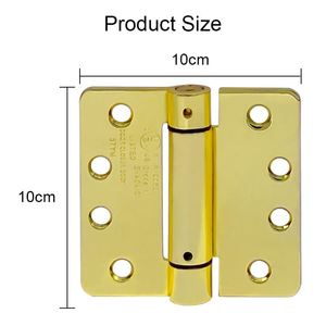 Bisagras ocultas WEKIS modernas de acero inoxidable 304 con cierre automático para puertas de gabinetes de cocina y baño - Product Image 6