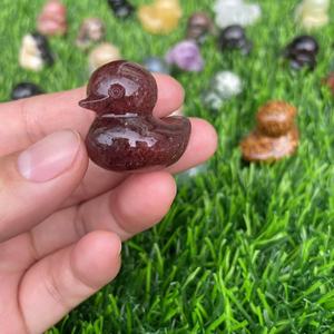 Wholesale <b>Crystal</b> Crafts Natural Rose Quartz <b>Crystal</b> Carving Cartoon Animal <b>Crystal</b> Duck Carving - Product Image 6