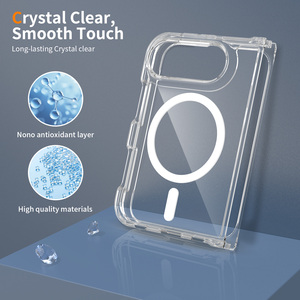 Étui de téléphone magnétique transparent anti-jaunissement résistant aux chocs pour iPhone 18 Fold, étui de téléphone transparent ultra-fin pour 18 Pro Max - Product Image 5