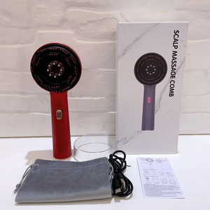Peine Masajeador de Cuero Cabelludo con Terapia de Luz Roja, Recargable por USB, Batería de Litio - Product Image 4