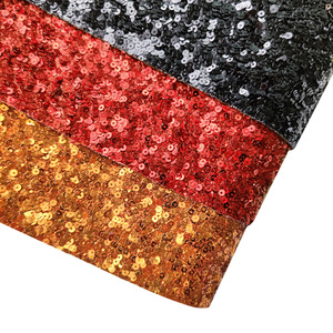Shiny <strong>Large</strong> Sequin Solid Color Chunky Glitter PU Fabric Canvas Back Making Shoe Bag Decoration Hair <strong>Bow</strong> Car Sofa - Product Image 3