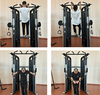 Équipement de musculation de qualité supérieure en Chine, poulie réglable commerciale, appareil de musculation fonctionnel, machine Smith, équipement de salle de sport en acier Qiao Likang L8017