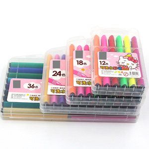 Durable Triangle Watercolor <b>Marker</b> Pen Set Custom Kids School Students Painting Gift <b>Washable</b> <b>Markers</b> - Product Image 2