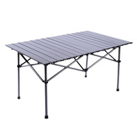 Table pliante portable pour l'extérieur, camping, pêche, pique-nique, barbecue en pleine nature, voyage en voiture, légère