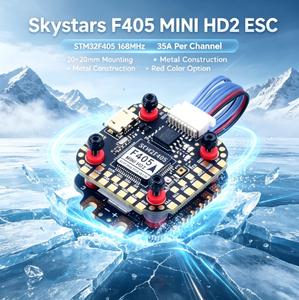ชุดควบคุมการบิน <span class=keywords><strong>Skystars</strong></span> <span class=keywords><strong>F405</strong></span> Mini HD2 FC + KM35 35A ESC Stack ICM42688 20x20 อุปกรณ์เสริมโดรน FPV ระดับมืออาชีพ ชิ้นส่วน DIY - Product Image 1