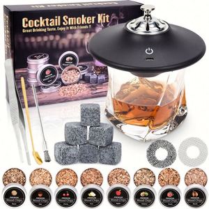 Hot-selling Electric Smoke Generator Cocktail Mixing <b>Tool</b>, Flying Saucer-style Whisky Electric Smoke Generator Set - Product Image 2