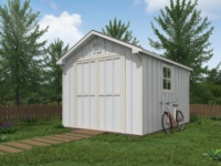 Cabane Modulaire Préfabriquée Portable Isolée Imperméable et Mobile Shed Tiny House WooWild |   Maison mobile intelligente à énergie solaire en HDPE