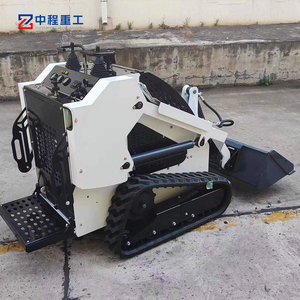 FREE SHIPPING Household Garden New Small Mini Crawler Track Skid Steer With Fork High Quality Ce Epa Euro5 Gas Mini Skid Steer L - Product Image 5