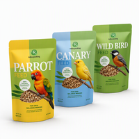 Sachet Doypack Personnalisé Imprimé Qualité Alimentaire pour Aliments pour Oiseaux, Graines de Perroquet, Friandises pour Animaux de Compagnie, Anti-humidité, avec Fermeture Ziplock – Vente en Gros