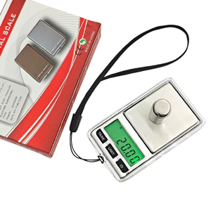 เครื่องชั่งพกพาเหล็กขนาดเล็กความจุ0.01ก. 500ก. สีทองสำหรับเครื่องประดับวัสดุยารองรับ - Product Image 5