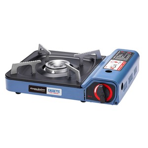 マグネット式スナップクラスプ付きキャニスター型ストーブ アウトドアキャンプ用ポータブルフィールドクッカー ガスストーブ ブタン 手動点火 カスタム - Product Image 5