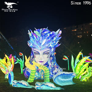 Lanterne tradizionali cinesi Festival installazione artistica decorazione del parco lanterne fiabe - Product Image 5