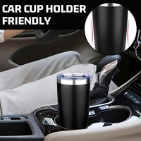 Lot de 25 gobelets isothermes en acier inoxydable de 20 oz avec couvercle et paille, à double paroi, pour café de voyage – Expédition depuis l'entrepôt américain