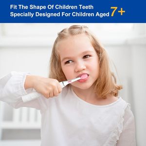 Têtes <span class=keywords><strong>de</strong></span> rechange pour enfants pour <span class=keywords><strong>Philips</strong></span> <span class=keywords><strong>Sonicare</strong></span>, Têtes <span class=keywords><strong>de</strong></span> <span class=keywords><strong>brosse</strong></span> à dents <span class=keywords><strong>de</strong></span> rechange à poils souples, Âge 7+, Bleu et Rose - Product Image 5
