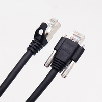 Kabel Ethernet industri kabel komunikasi fleksibel, kabel Patch Ethernet 5 5A 5E 6 6A 7 8 tanpa pelindung RJ45