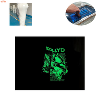 Fabricant d'encres textiles de sérigraphie Sollyd Encre plastisol d'estampage à chaud de feuille d'or à base d'huile