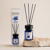 Diffuseur de roseaux à la lavande longue durée, diffuseur de parfum floral apaisant pour la maison, adapté à l'aromathérapie à domicile, chambre, hôtel, spa