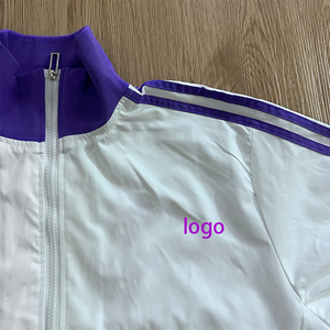 Herfst Winter Klassieke Windjack Voor Mannen Madrides Soccer Jersey Full Rits Lichtgewicht Waterdicht Geautomatiseerd Snijden - Product Image 4