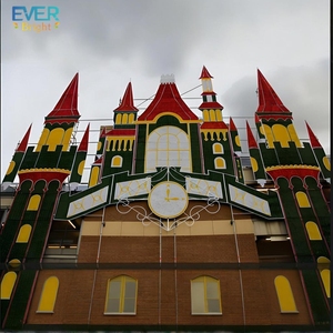 Château illuminé en 3D pour l'extérieur, décoration d'arche de Noël pour drive thru winter zoo light show - Product Image 4