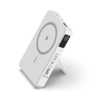 Batería Portátil Ultra Delgada de Polímero de Litio Magnética de 10000 mAh y 20 W con Pantalla LED <span class=keywords><strong>para</strong></span> <span class=keywords><strong>iPhone</strong></span>, Carga Rápida Inalámbrica - Product Image 1