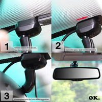 Monitor para Auto/Camioneta IPoster de 7.5 Pulgadas IPS, Espejo Retrovisor AHD 1080P, Entrada de Video de 2 Canales con Soporte No1, Compatible con Toyota, Jeep, Honda, Ford
