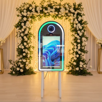 Miroir Photo Booth Numérique Magique pour Selfie, Écran Tactile, Appareil Photo Reflex Instantané, avec Flight Case – Offre Spéciale