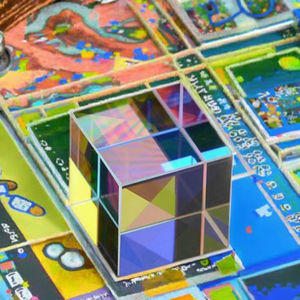 กระจกออปติคอลแบบกำหนดเองทรงลูกบาศก์ มุมฉาก แบบมีข้อบกพร่อง  กระจกดิโครอิก  ตัวรวมแสง/ตัวแยกแสง  โมดูลโปร่งแสง  ของเล่นแก้วออปติคอล - Product Image 3