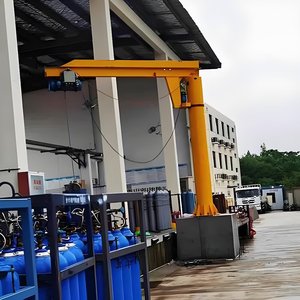 CE Certified Professional Manufacturer Pillar Jib Crane 5 Ton Customized Design Floor Mounted 360. Electric Coverage <b>Hoisting</b> Sl - Product Image 1