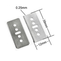Couteau à ouvrir les boîtes 39x12x0.25, couteau à découper les cartons, lame de rechange pour ouvre-boîtes automatique rétractable, lame à découper le carton