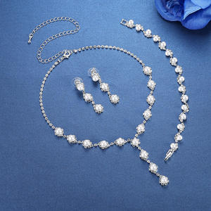 Бриллиантовое жемчужное ожерелье для невесты - Product Image 2