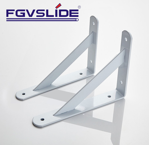 Support d'étagère pliant en L Support de <span class=keywords><strong>bricolage</strong></span> robuste matériel d'étagère ouvert supports d'étagère pliants en métal de fer rustique - Product Image 4