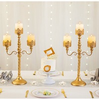 Décoration de table de haute qualité, vase à fleurs en métal argenté et doré, centre de table pour mariage