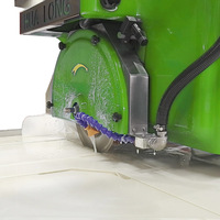 Sierra de Puente CNC de 5 Ejes con Router para Cortar Granito, Mármol y Cuarzo, Sistema ESA Italiano Siemens, Fábrica con 35 Años de Experiencia